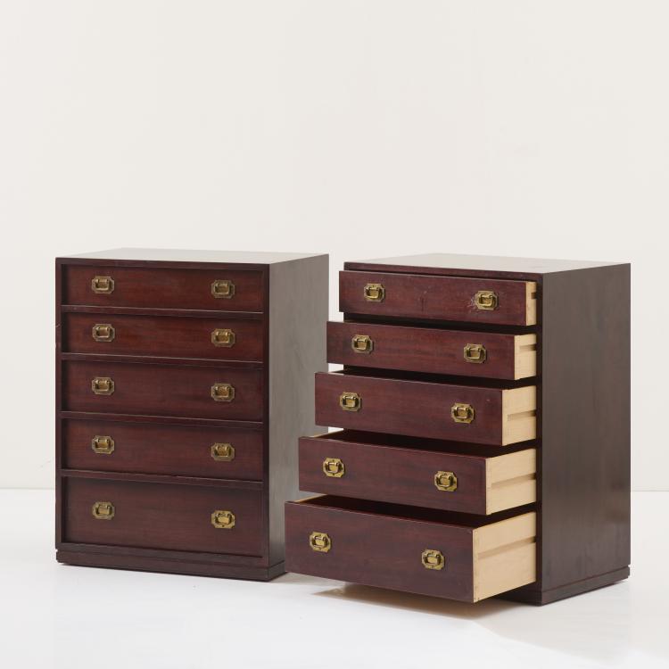 Bild 1 zu Objekt, Two small dressers, 1950s, Hannes Chor, D&auml;nemark, 169C 560