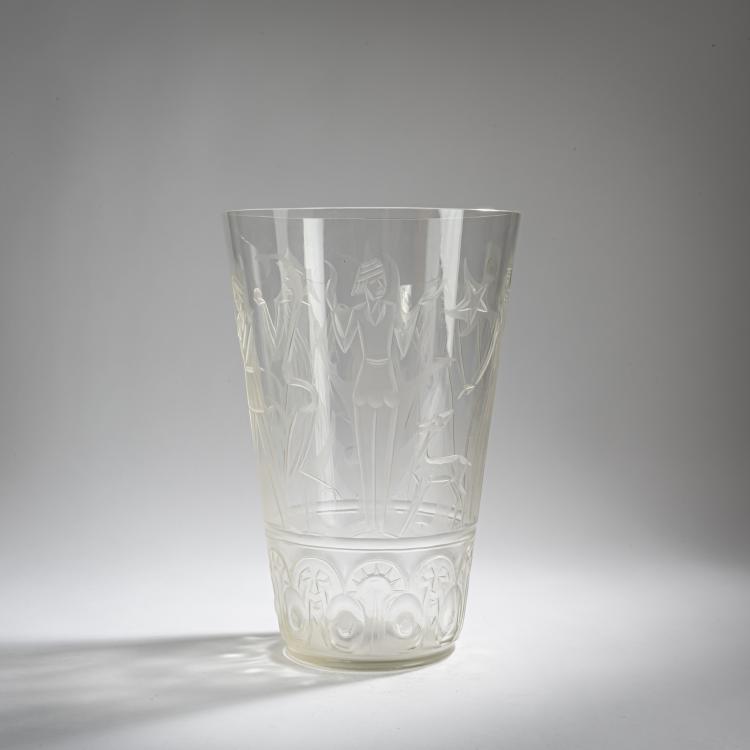 Hauptbild zu Objekt, Vase, c. 1930, Konrad Habermeier, Stuttgarter Kunstgewerbeschule, Eiff, Wilhelm von, 173B 394