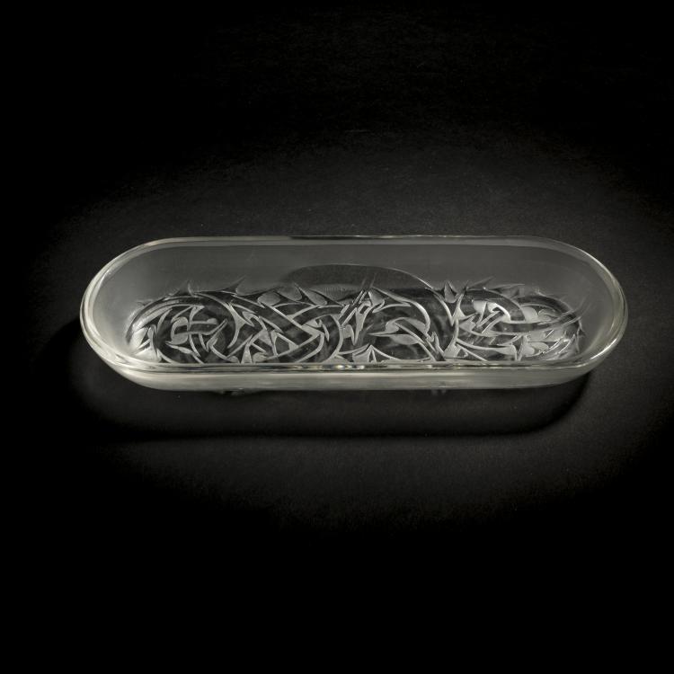 Hauptbild zu Objekt, Comb dish from the 'Epines' set, 1920, Ren&eacute; Lalique, Lalique, Wingen-sur-Moder, 168A 165
