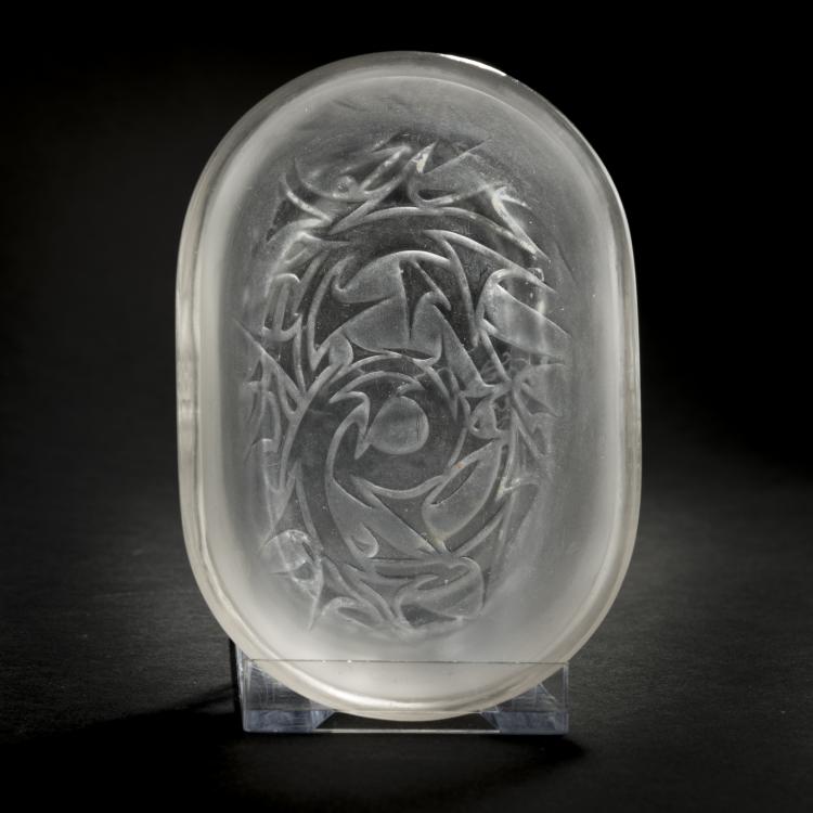 Bild 1 zu Objekt, Soap dish from the 'Epines' set, 1920, Ren&eacute; Lalique, Lalique, Wingen-sur-Moder, 168A 166