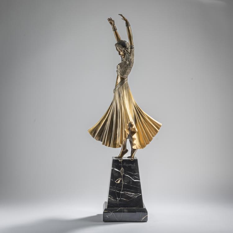 Bild 5 zu Objekt, 'Hindu Dancer', c. 1925, Dem&egrave;tre H. Chiparus, Etling, Paris, 168B 329