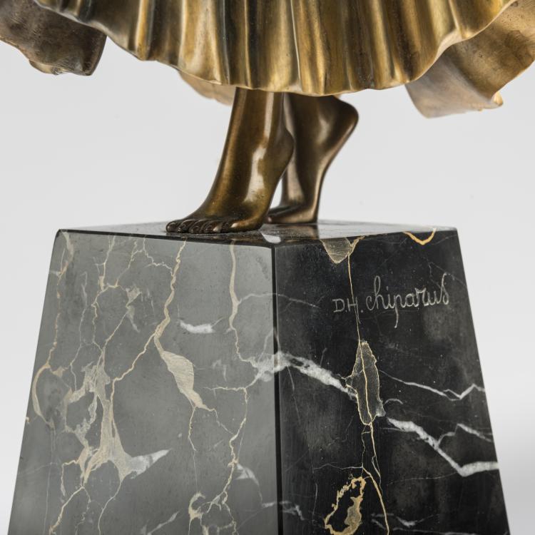 Bild 6 zu Objekt, 'Hindu Dancer', c. 1925, Dem&egrave;tre H. Chiparus, Etling, Paris, 168B 329