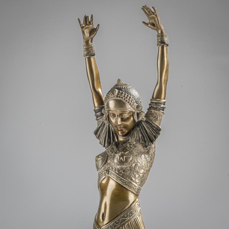 Bild 7 zu Objekt, 'Hindu Dancer', c. 1925, Dem&egrave;tre H. Chiparus, Etling, Paris, 168B 329