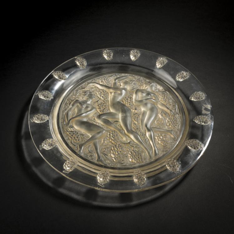 Hauptbild zu Objekt, Zierteller 'C&ocirc;te d'or', 1943, Ren&eacute; Lalique, Lalique, Wingen-sur-Moder, 168A 201