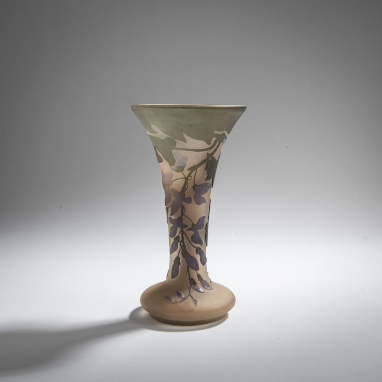 Hauptbild zu Objekt, Vase 'Glycines', 1908-20, Gall&eacute;, Nancy, 168A 147