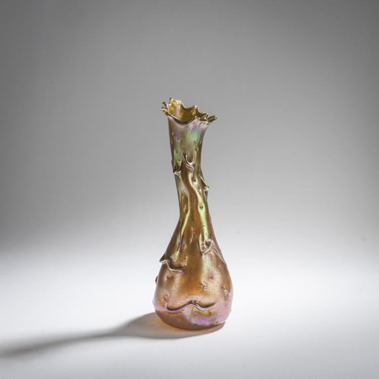 Hauptbild zu Objekt, Vase 'R&uuml;schen', 1904, L&ouml;tz Wwe., Klosterm&uuml;hle, 168A 285