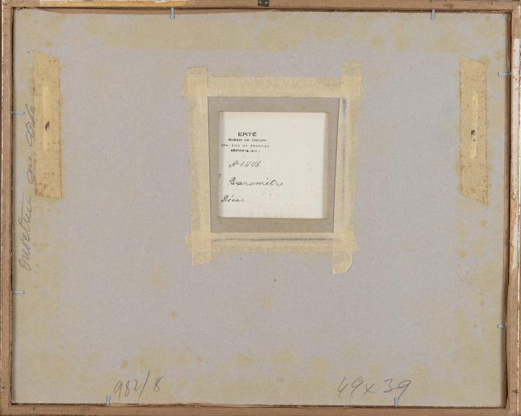 Bild 2 zu Objekt, 'Le Barom&egrave;tre Oc&eacute;ans', probably 1920s, Romain de Tirtoff (Ert&eacute;), 169E 936