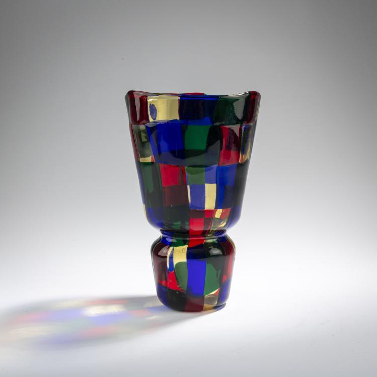 Hauptbild zu Objekt, 'Pezzato' vase, c. 1951, Fulvio Bianconi, Venini & C., Murano, 170C 603