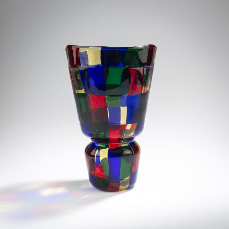 Bild 2 zu Objekt, 'Pezzato' vase, c. 1951, Fulvio Bianconi, Venini & C., Murano, 170C 603