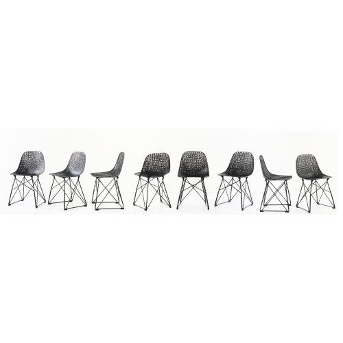 Eight 'Carbon Chair' chairs, 2004