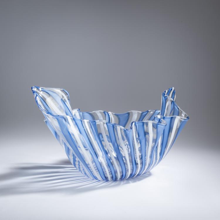 Bild 1 zu Objekt, 'Fazzoletto' bowl, c. 1950, Fulvio Bianconi, Venini & C., Murano, 170C 553