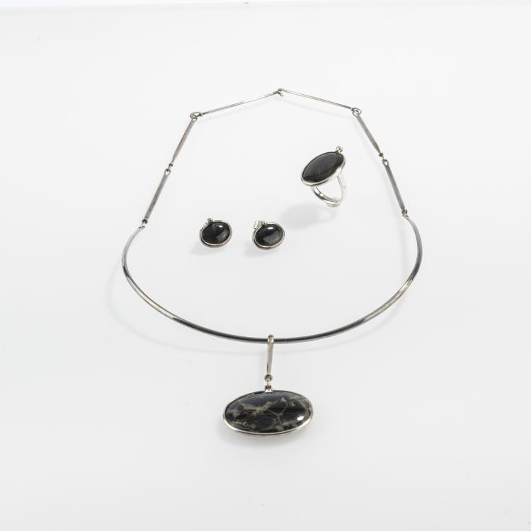 Bild 3 zu Objekt, Jewelry set, 1960s, Torun Vivianna B&uuml;low-H&uuml;be, 169D 793