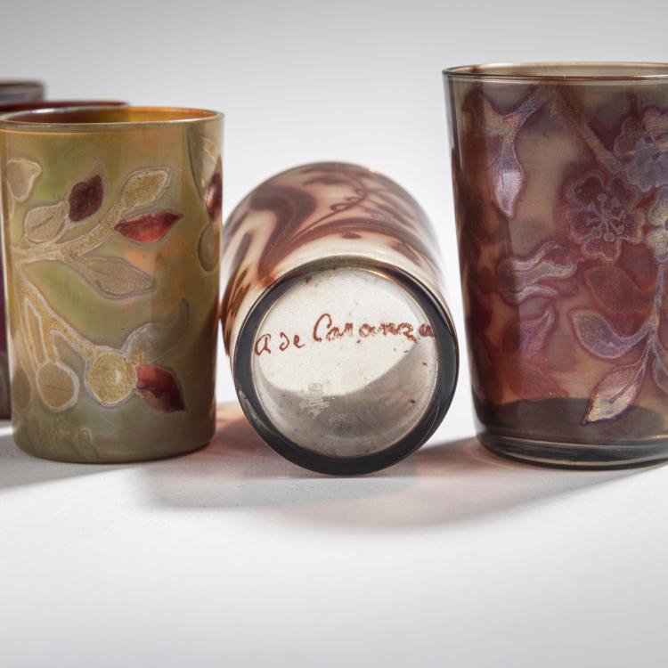 Bild 2 zu Objekt, Sechs Becher, um 1900, Am&eacute;d&eacute;e de Caranza, Caranza, Am&eacute;dee de, Paris, 168A 18