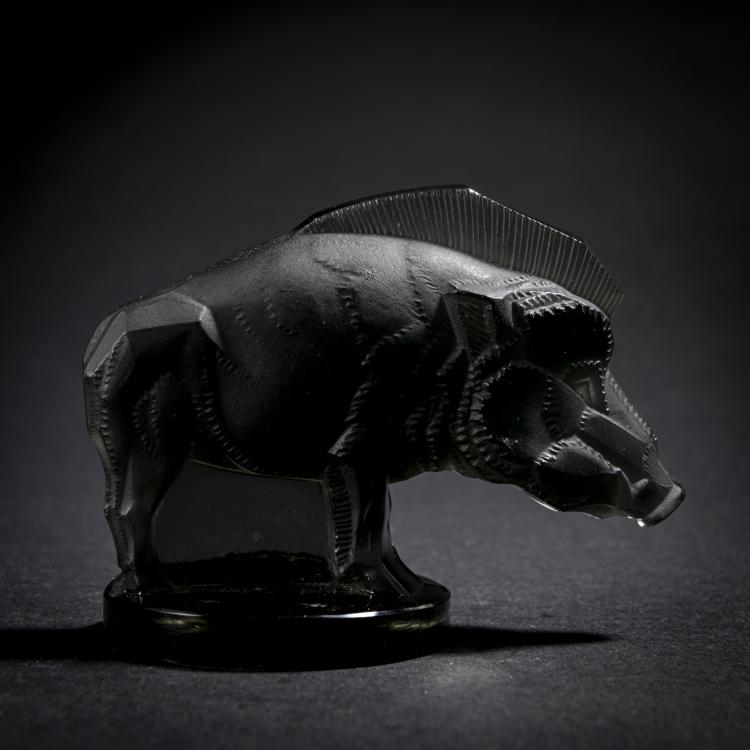 Bild 1 zu Objekt, 'Sanglier' paperweight, 1929, Ren&eacute; Lalique, Lalique, Ren&eacute;, Wingen-sur-Moder, 168A 186