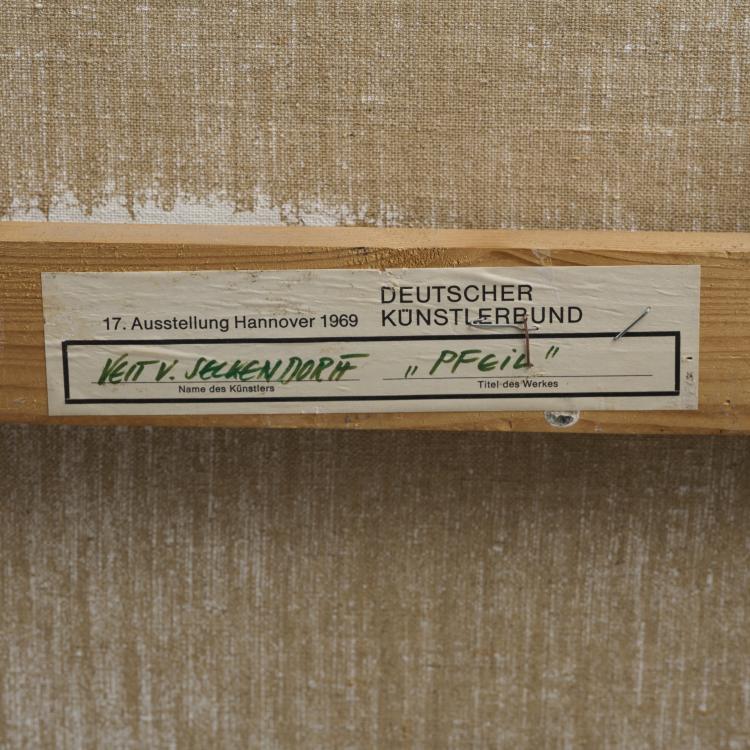 Bild 2 zu Objekt, 'Pfeil', 1969, Veit von Seckendorff, 169E 1031