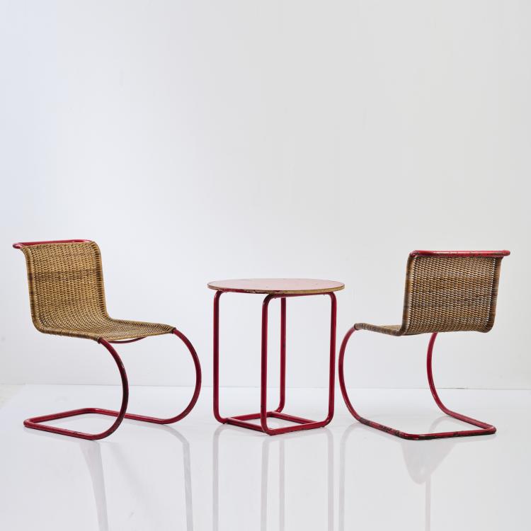 Bild 11 zu Objekt, Zwei Sessel 'MR-10 - Weissenhof', 1927, Ludwig Mies van der Rohe, Berliner Metallgewerbe Joseph M&uuml;ller oder Bamberg Metallwerkst&auml;tten, Berlin., 169A 12