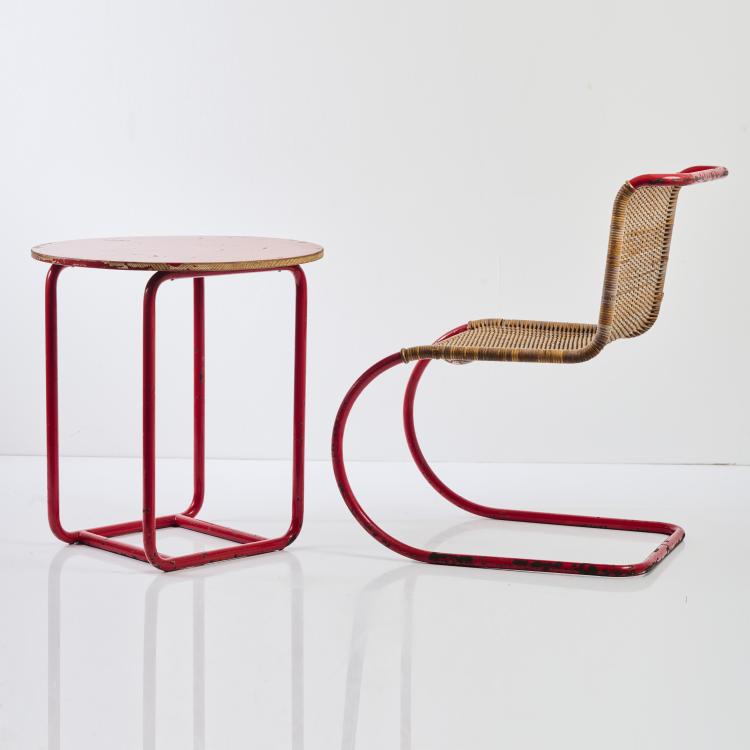Bild 15 zu Objekt, Zwei Sessel 'MR-10 - Weissenhof', 1927, Ludwig Mies van der Rohe, Berliner Metallgewerbe Joseph M&uuml;ller oder Bamberg Metallwerkst&auml;tten, Berlin., 169A 12