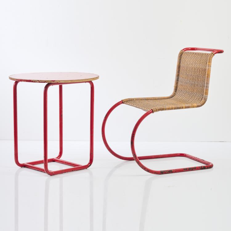 Bild 16 zu Objekt, Zwei Sessel 'MR-10 - Weissenhof', 1927, Ludwig Mies van der Rohe, Berliner Metallgewerbe Joseph M&uuml;ller oder Bamberg Metallwerkst&auml;tten, Berlin., 169A 12