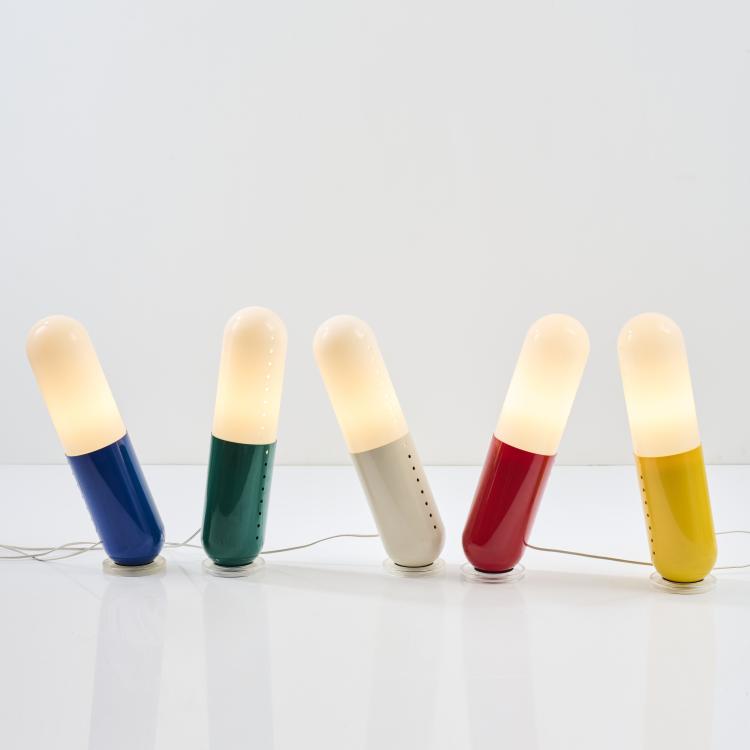 Bild 10 zu Objekt, Five 'Pillola' floor lamps, 1968, Cesare Casati,Carlo Emanuele Ponzio, Nai Ponteur, Bergamo, 169B 261