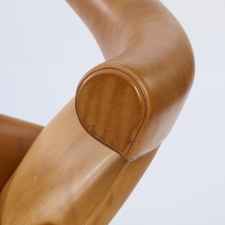 Bild 8 zu Objekt, Armlehnsessel 'Ox chair' mit Ottoman, 1960, Hans J. Wegner, J&oslash;rgensen, Erik, M&oslash;belfabik A/S, Svendborg, 169A 159
