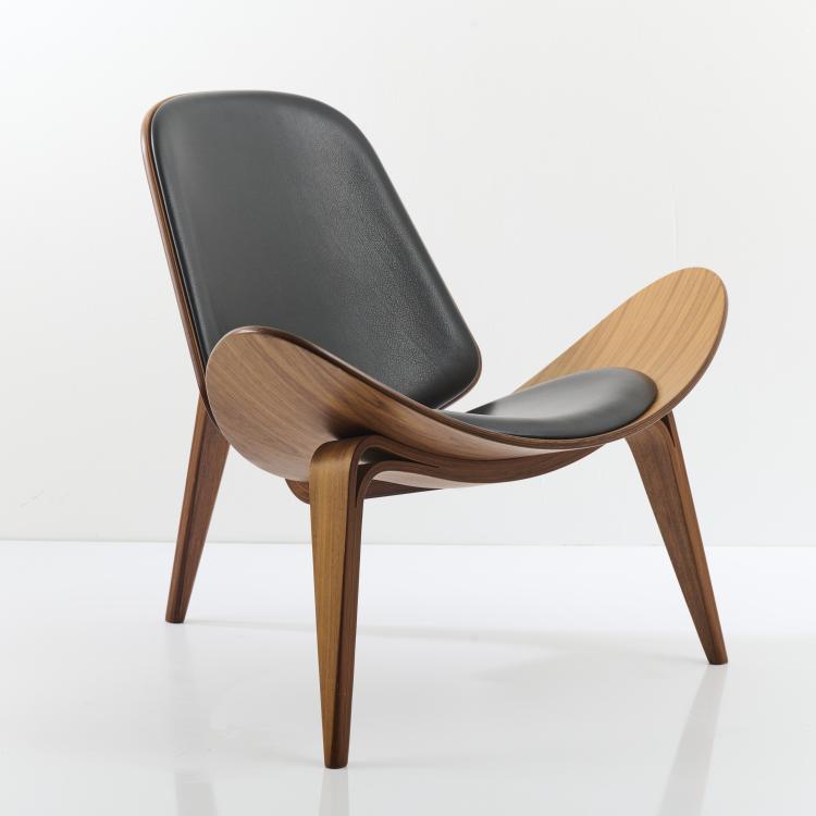 Hauptbild zu Objekt, Sessel 'Shell chair', 1963, Hans J. Wegner, Hansen & S&ouml;n., Carl, Kopenhagen, 169A 163