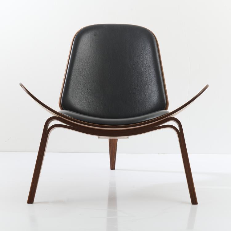 Bild 9 zu Objekt, Sessel 'Shell chair', 1963, Hans J. Wegner, Hansen & S&ouml;n., Carl, Kopenhagen, 169A 163