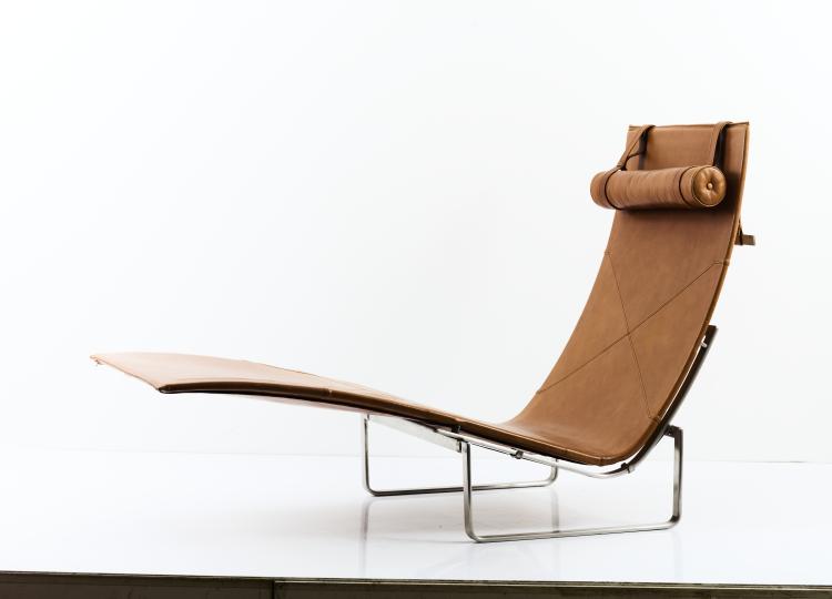 Bild 9 zu Objekt, 'PK 24' chaise longue, 1965, Poul Kjaerholm, Hansen Fritz, Kopenhagen, 169A 165