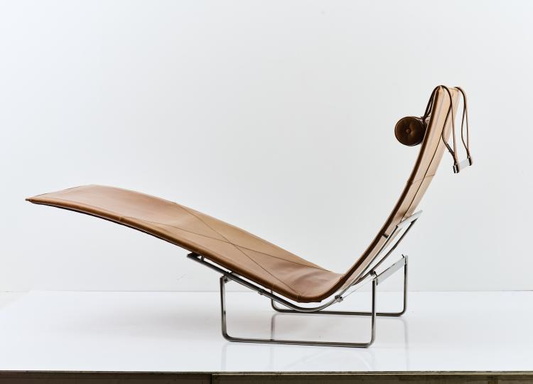 Bild 10 zu Objekt, 'PK 24' chaise longue, 1965, Poul Kjaerholm, Hansen Fritz, Kopenhagen, 169A 165