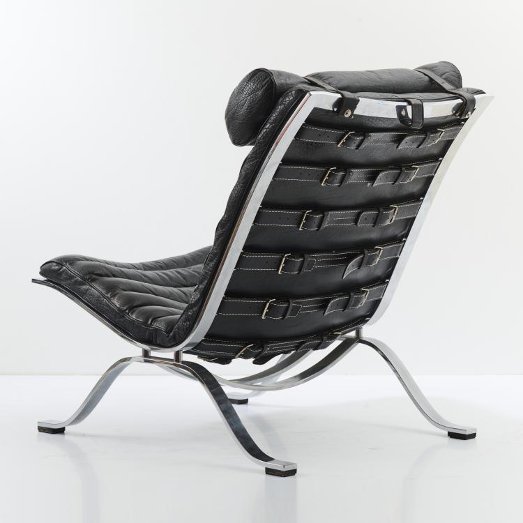 Bild 8 zu Objekt, 'Ari' lounge chair with ottoman, 1966, Arne Norell, Norell M&ouml;bler, Aneby, 169A 164