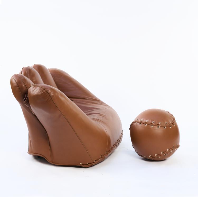 Bild 11 zu Objekt, Sessel 'Joe' mit Ottoman, 1971 / 2020, Jonathan De Pas,Donato D'Urbino,Paolo Lomazzi, Poltronova, Pistoia, 169A 89