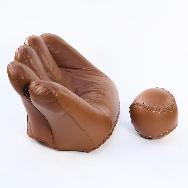 Bild 12 zu Objekt, Sessel 'Joe' mit Ottoman, 1971 / 2020, Jonathan De Pas,Donato D'Urbino,Paolo Lomazzi, Poltronova, Pistoia, 169A 89