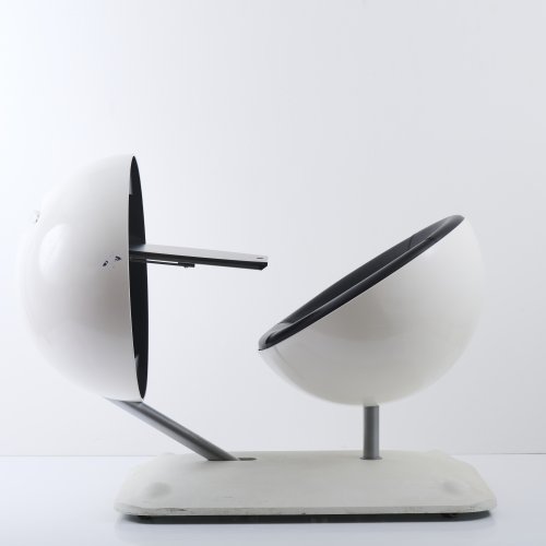Working chair with table 'Globus', 2007