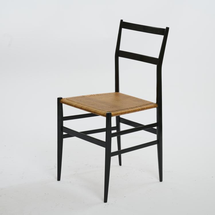Hauptbild zu Objekt, 'Superleggera' chair, 1957, Gio Ponti, Cassina, Mailand, 169B 222