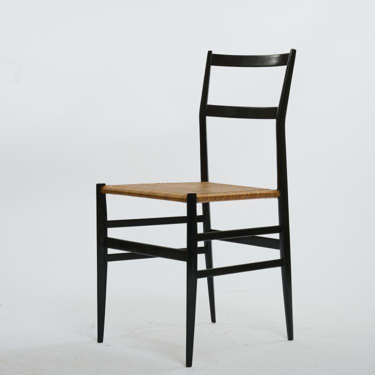 Bild 1 zu Objekt, 'Superleggera' chair, 1957, Gio Ponti, Cassina, Mailand, 169B 222