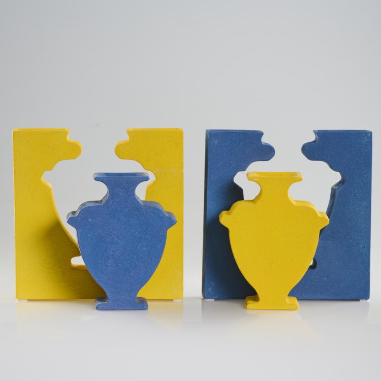 Bild 1 zu Objekt, Zwei Vasenobjekte 'E-Vaso', 1980er Jahre, Paola Palma,Claudio Vannicola, Bitossi, Montelupo, 169B 391