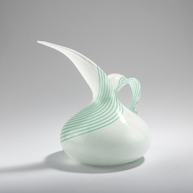 Hauptbild zu Objekt, 'Filigrana semplice' jug, 1954, Dino Martens, Toso, Aureliano, Murano, 170C 663