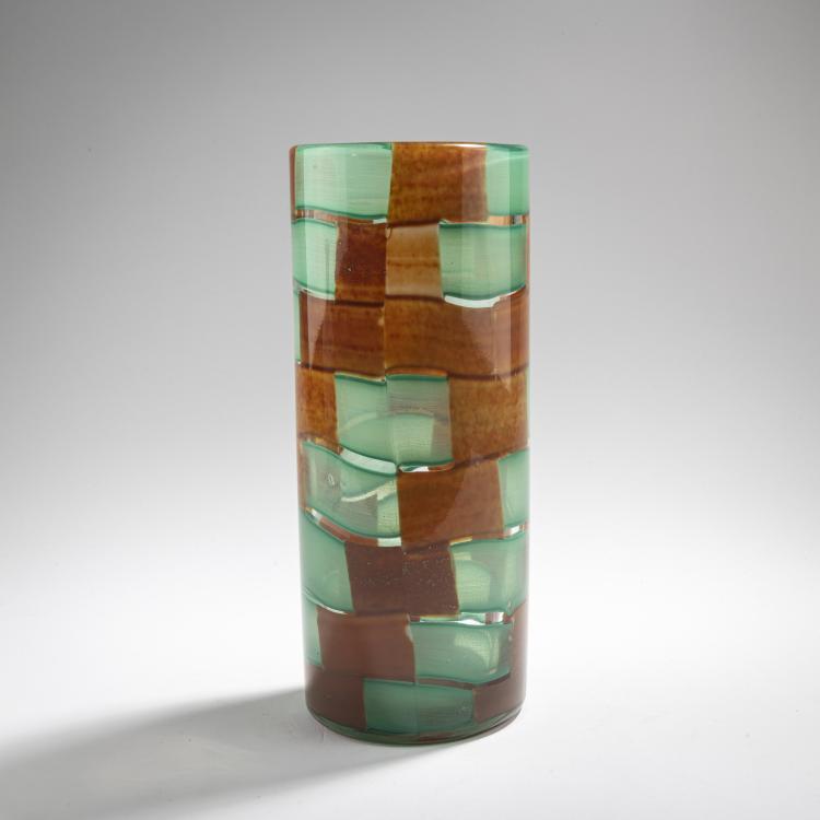 Bild 1 zu Objekt, 'Pezzato' vase, 1956, Ercole Barovier, Barovier & Toso, Murano, 170C 622