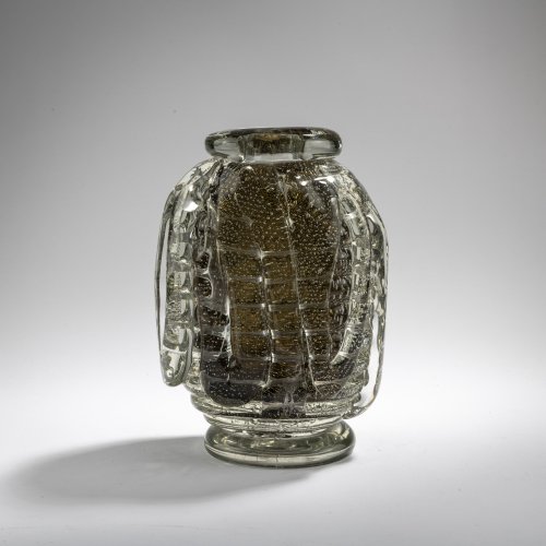 Vase 'A bullicante grigio oro', 1937
