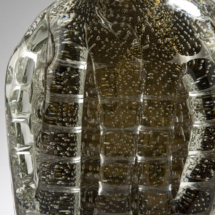 Bild 3 zu Objekt, 'A bullicante grigio oro' vase, 1937, Flavio Poli, Seguso Vetri d'Arte, Murano, 170C 637