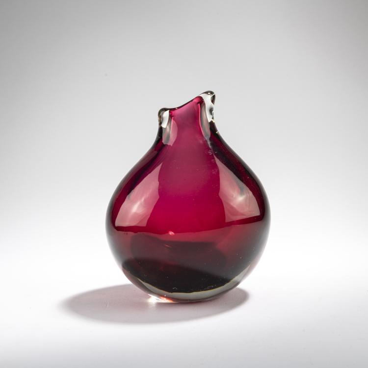 Hauptbild zu Objekt, 'Sommerso' vase, 1953, Flavio Poli, Seguso Vetri d'arte, Murano, 170C 646