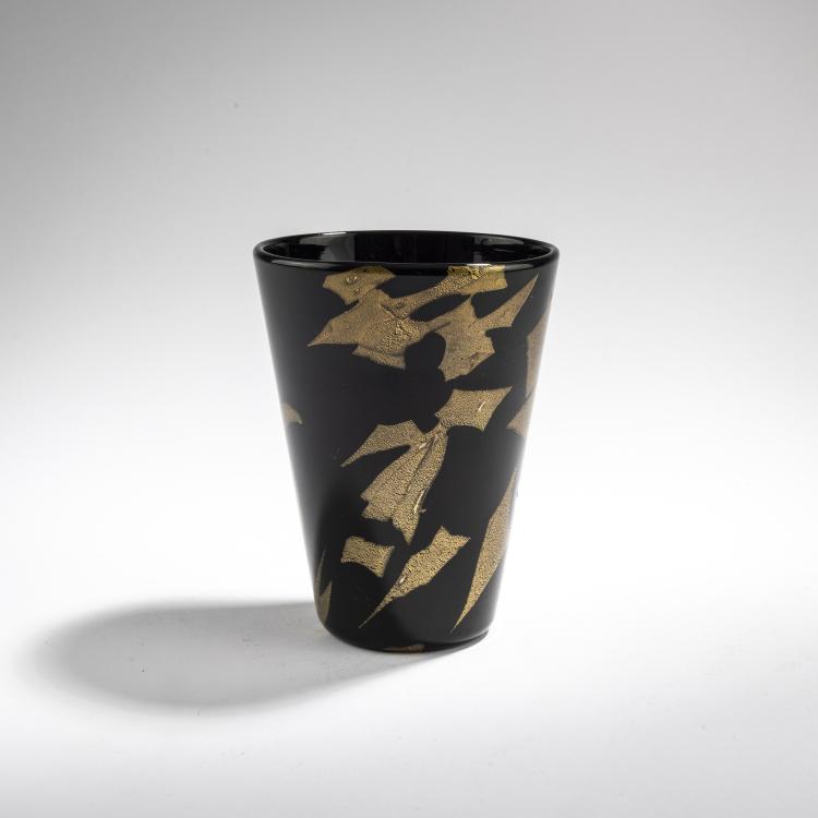 Hauptbild zu Objekt, 'Nero d'oro' vase, 1951, Archimede Seguso, Seguso, Archimede, Murano, 170C 655
