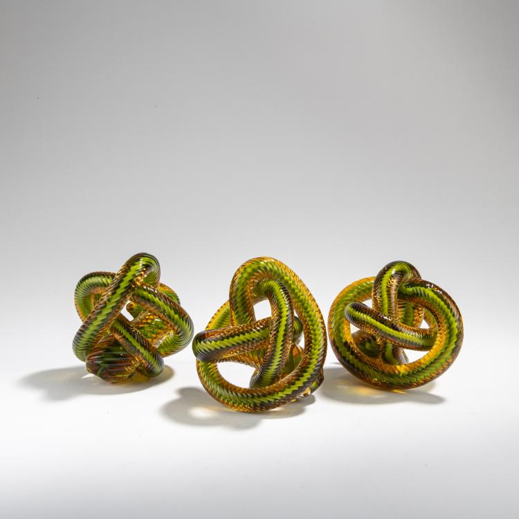 Hauptbild zu Objekt, Three paperweights, c. 1970, Zanetti, Murano, 170C 715