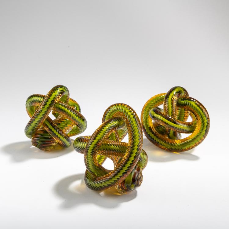 Bild 1 zu Objekt, Three paperweights, c. 1970, Zanetti, Murano, 170C 715