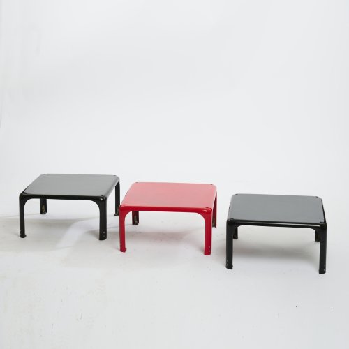 Three 'Demetrio 45'/'Elena' stacking tables, 1966