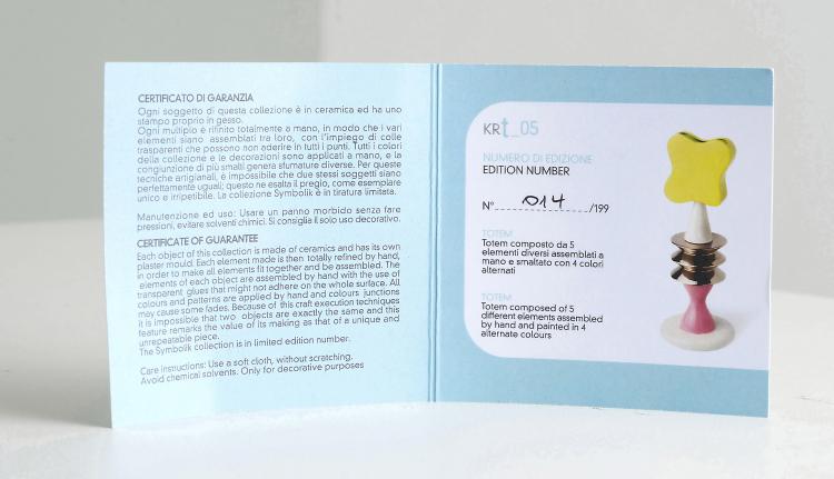 Bild 3 zu Objekt, Totem 'KRt_05' aus der 'Symbolik-Kollektion', 2005, Karim Rashid, Bitossi, Montelupo, 169B 427