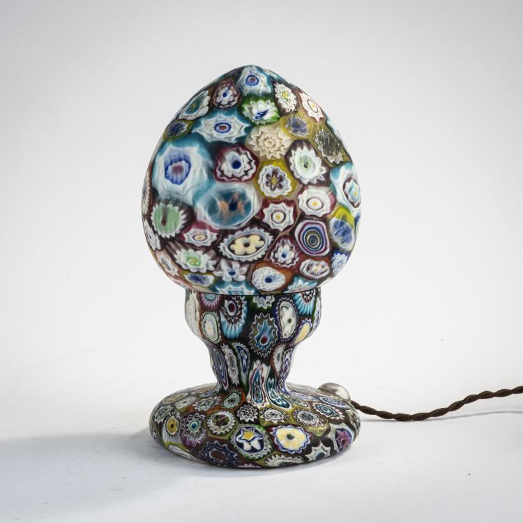 Bild 2 zu Objekt, 'Murrine' table light, c. 1905, Toso, Fratelli, Murano, 170C 507