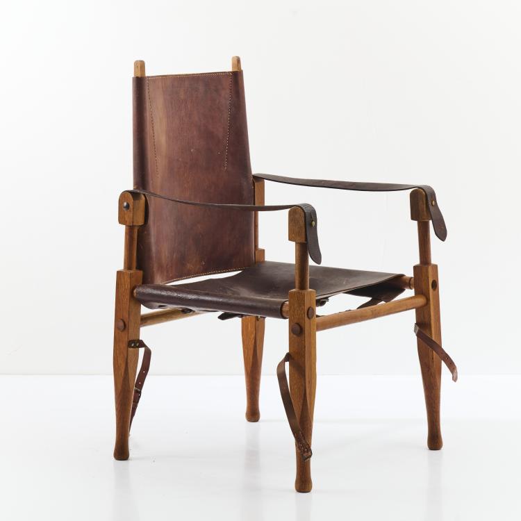 Bild 5 zu Objekt, Safari chair, c. 1928, Wilhelm Kienzle, Wohnbedarf, Z&uuml;rich, 169C 436