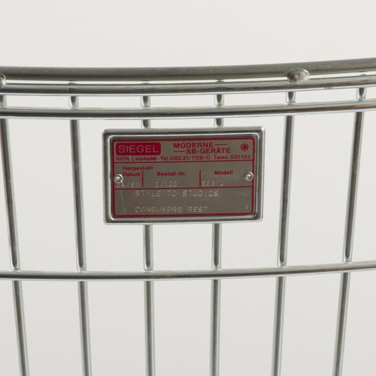 Bild 7 zu Objekt, 'Consumer's Rest' seating object, 1983, Frank Schreiner - Stiletto, Siegel, Jettingen-Scheppach, 169A 169