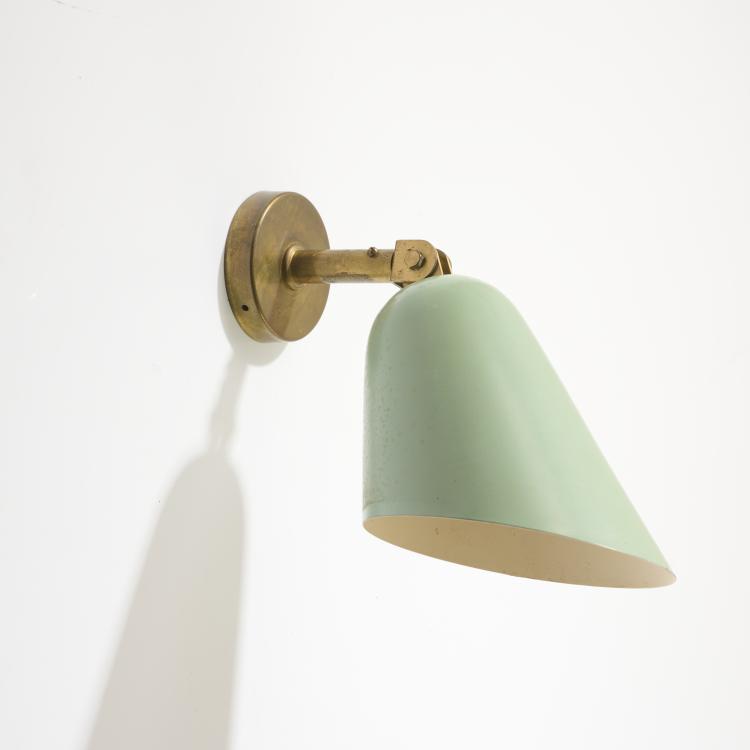 Bild 1 zu Objekt, Sieben Wandleuchten, um 1950, Italien, 169C 591