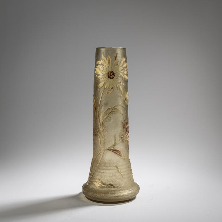 Hauptbild zu Objekt, Vase 'Dahlias', c. 1895, Emile Gall&eacute;, Gall&eacute;, Nancy, 168A 124